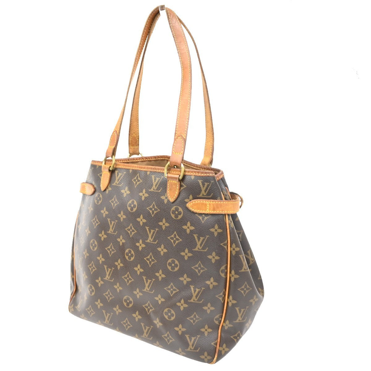 LOUIS VUITTON Batignolles Vertical Shoulder Bag Monogram Brown M51153 35CA545