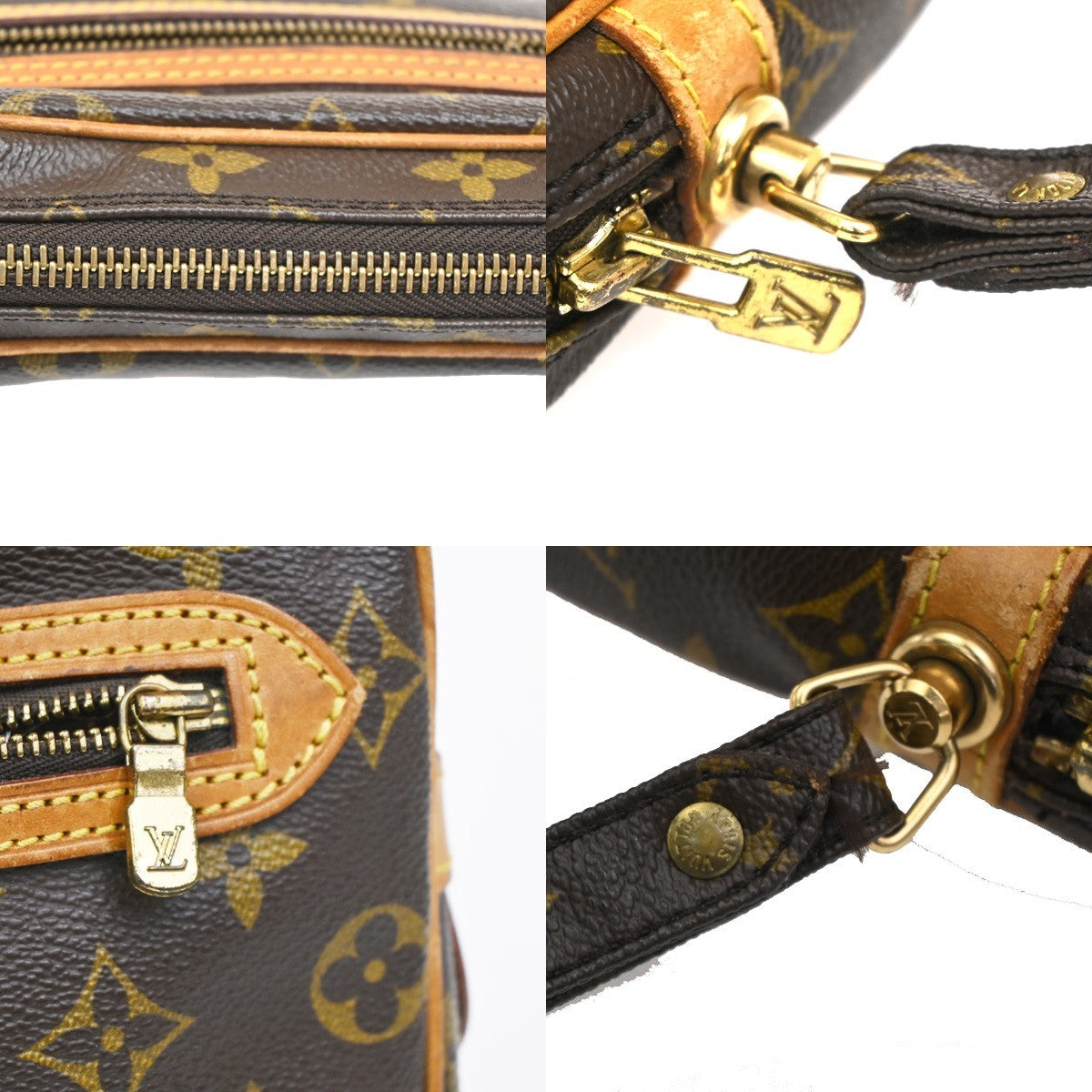 LOUIS VUITTON Marly Dragonne GM Clutch Hand Bag Monogram Brown M51825 66CA558