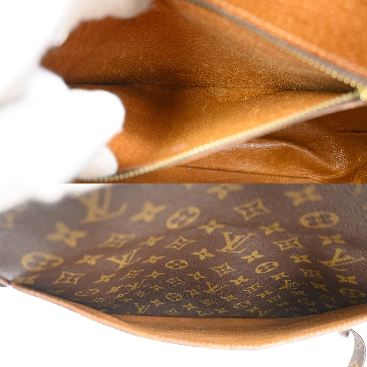 LOUIS VUITTON Marceau Shoulder Bag Monogram Leather Brown France M40264 05TA093