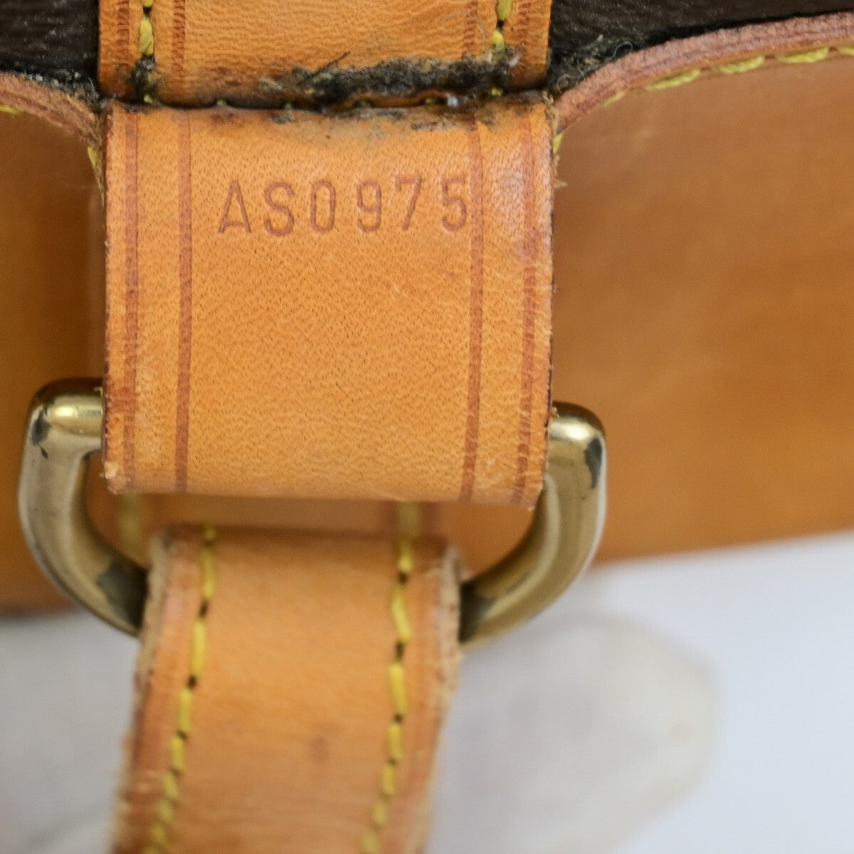 LOUIS VUITTON LV Randonnee GM Shoulder Bag Monogram Leather Brown M42244 11EE124