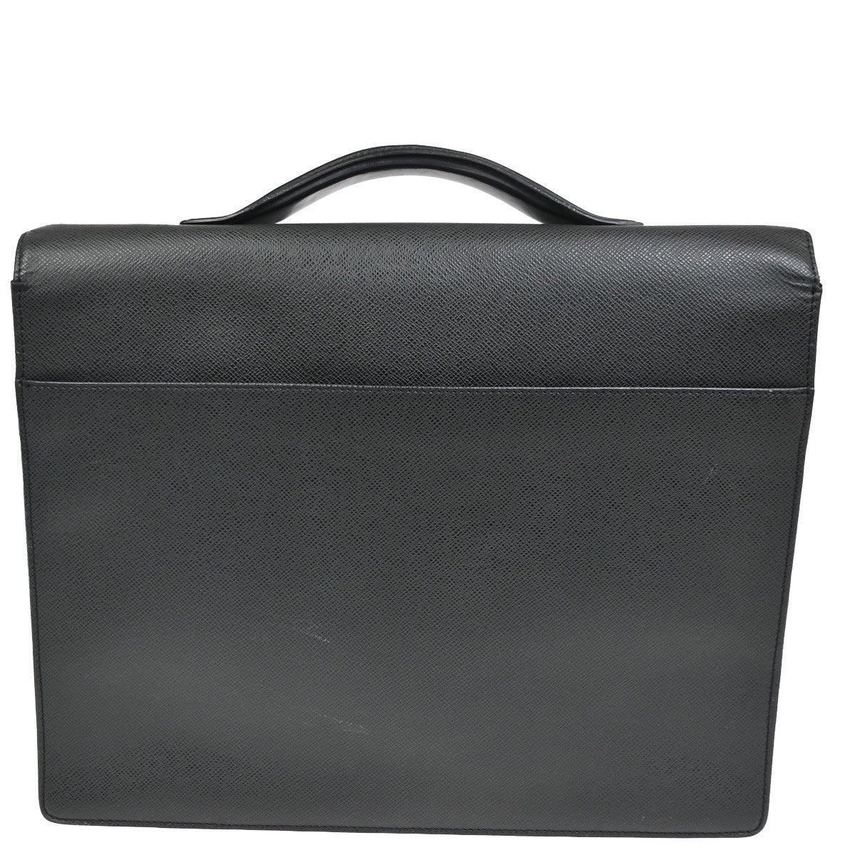 LOUIS VUITTON Serviette Kazan Brifecase Hand Bag Taiga Leather BK M30802 67KC488