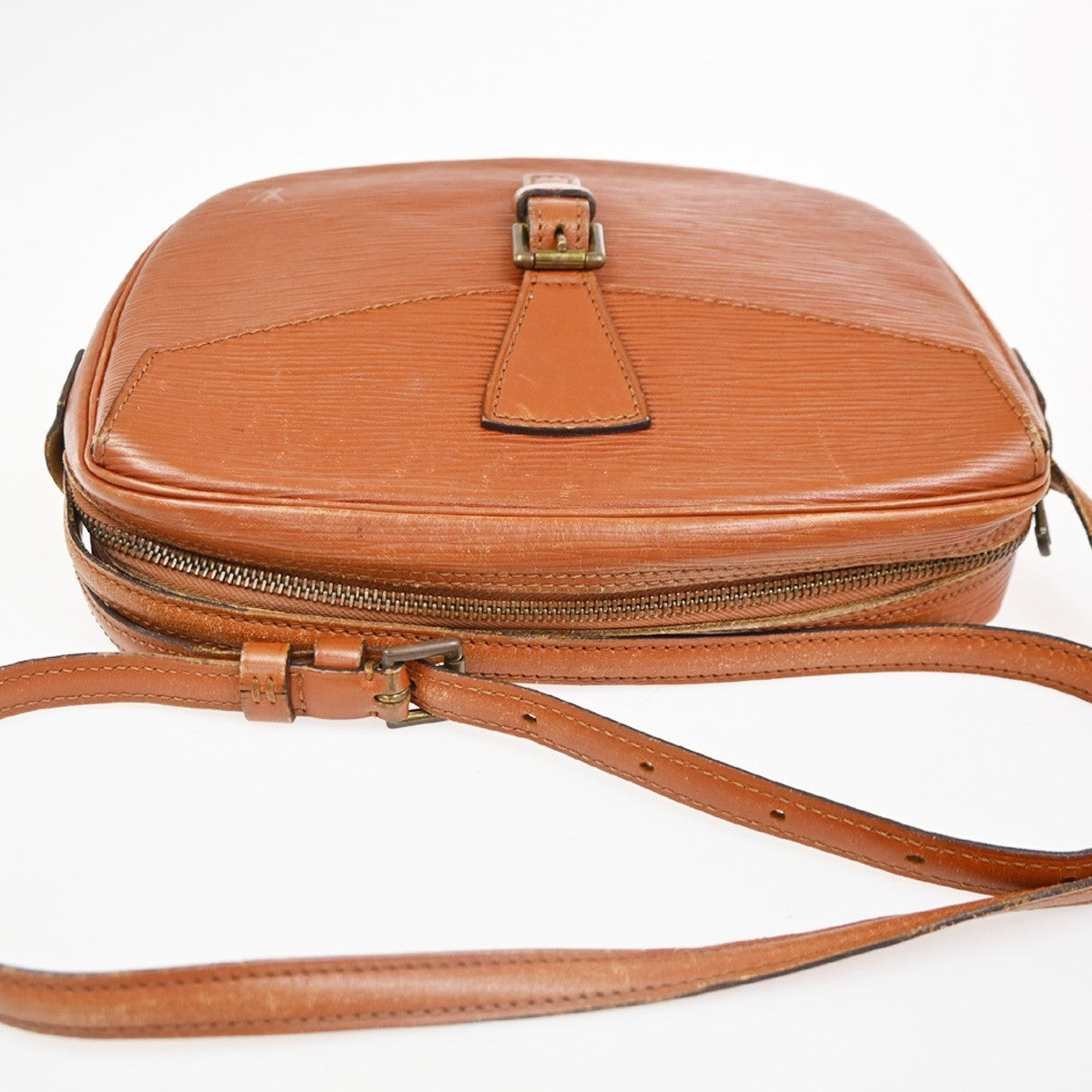 LOUIS VUITTON Jeune Fille Shoulder Bag Epi Leather Brown France M52153 65KC726