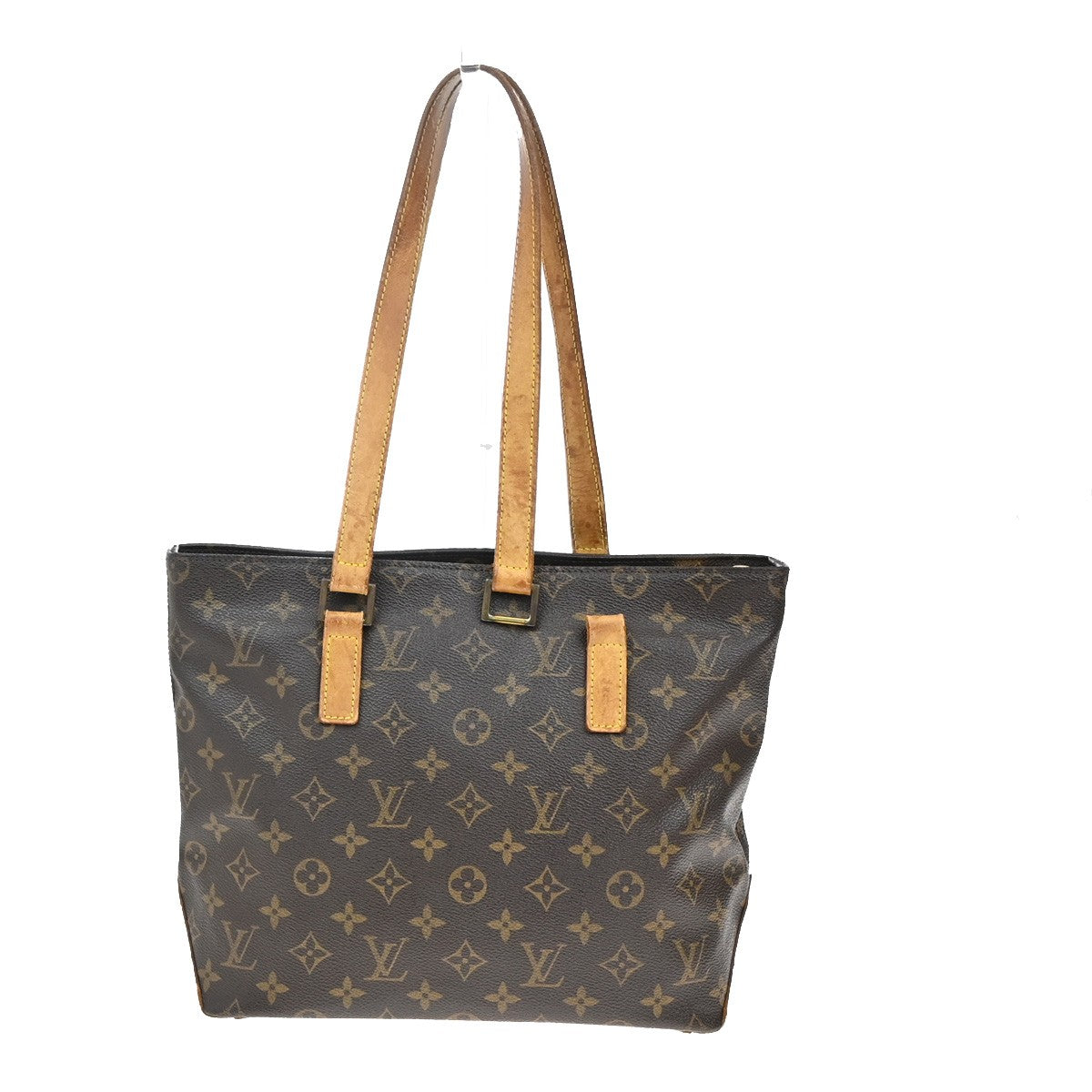 LOUIS VUITTON Cabas Piano Shoulder Bag Monogram Leather Brown M51148 39YH177