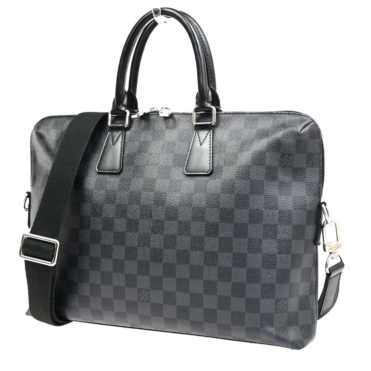 LOUIS VUITTON Porte Documents Jour Shoulder Bag Damier Graphite N48224 46RQ081