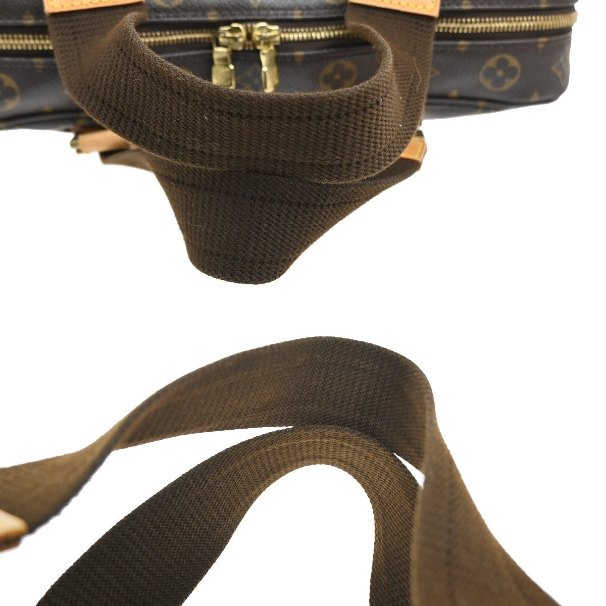LOUIS VUITTON Sac Bosphore 2Way Hand Bag Monogram Leather Brown M40043 40MA582