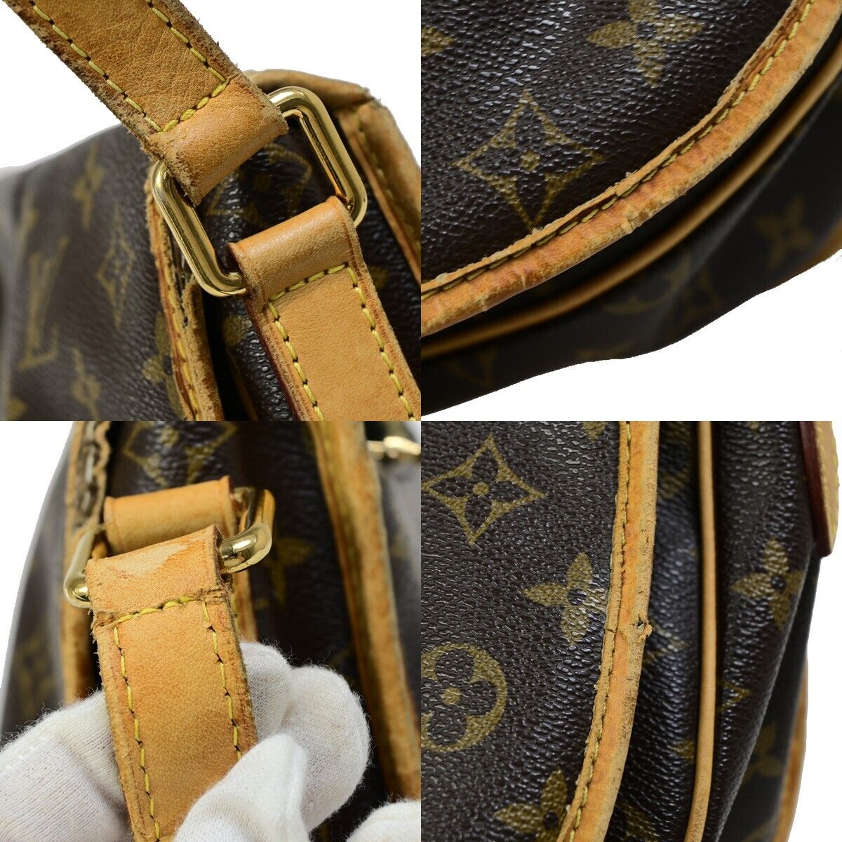 LOUIS VUITTON Menilmontant MM Shoulder Bag Monogram Leather BN M40473 80EB597