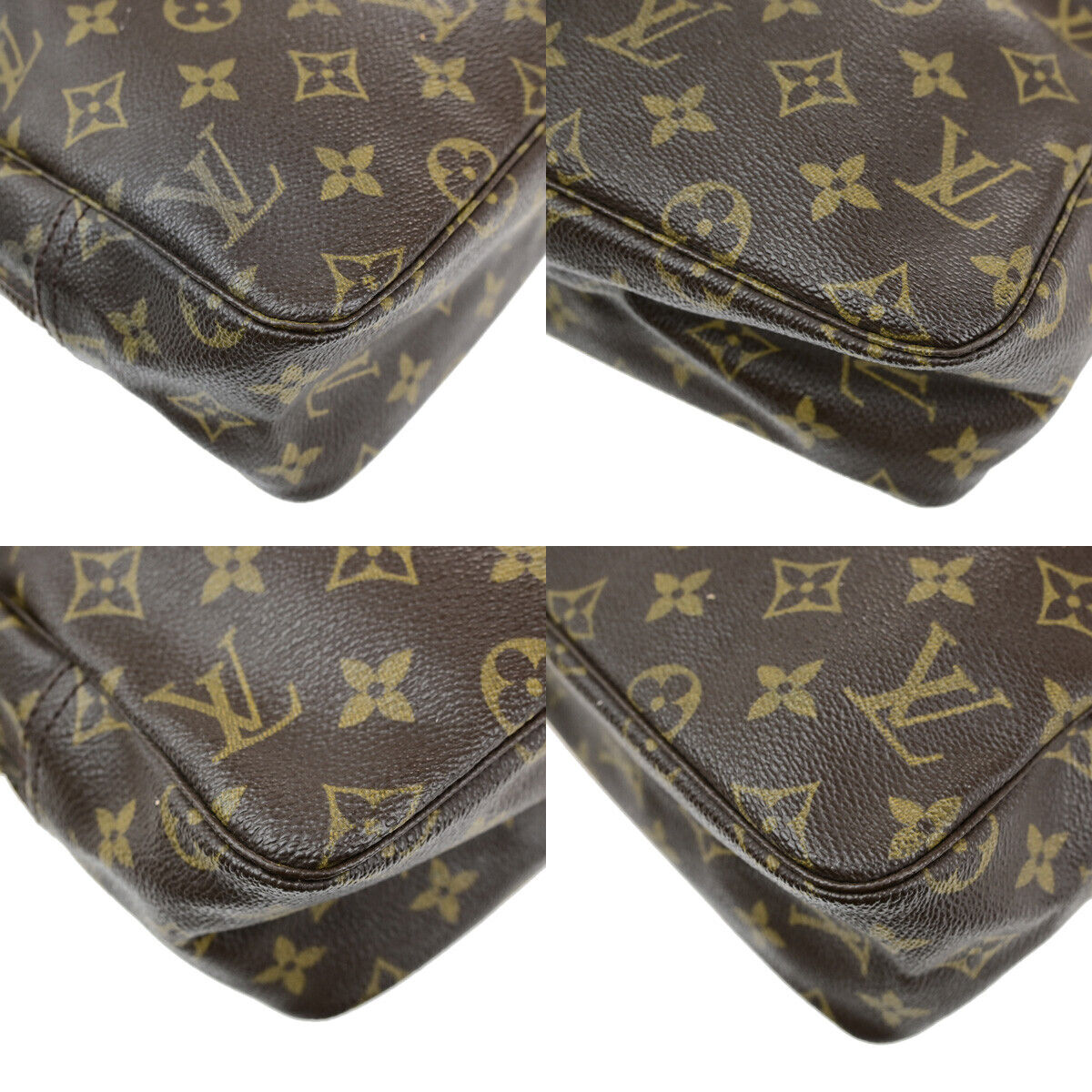 LOUIS VUITTON Trousse Toilette 28 Clutch Hand Bag Monogram Brown M47522 64SJ382