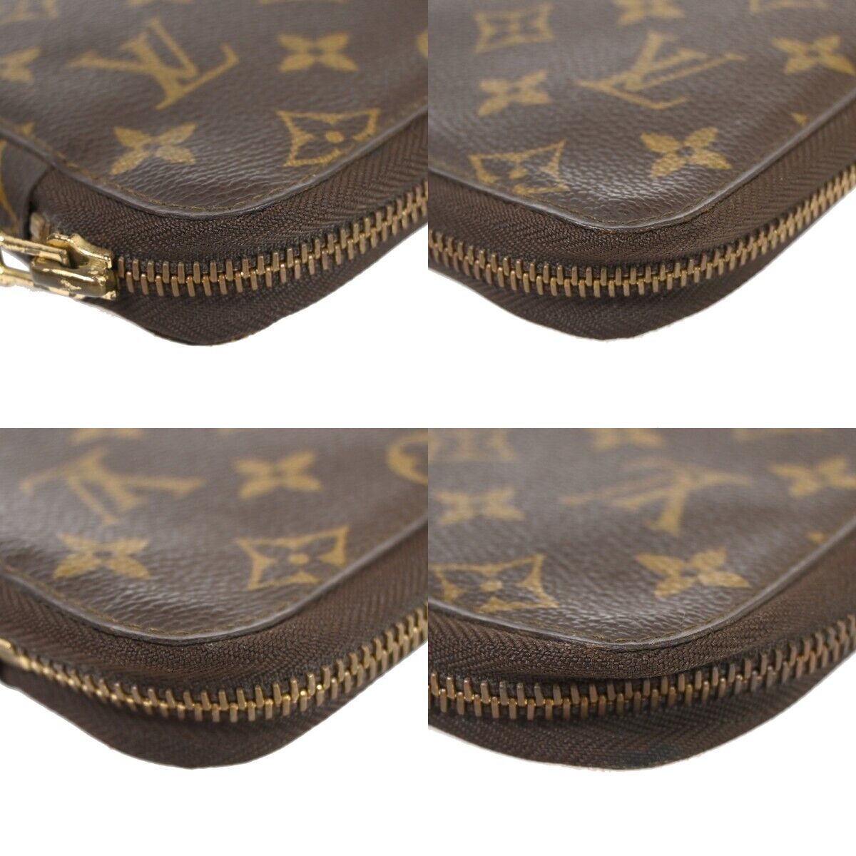 LOUIS VUITTON Poche Escapade Bifold Wallet Monogram Leather BN M60113 70GA364