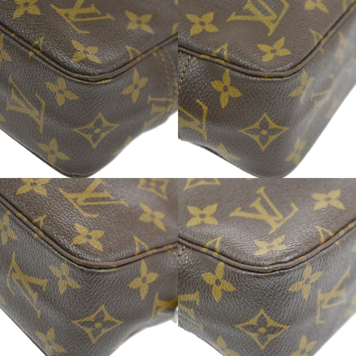 LOUIS VUITTON Trousse Toilette 23 Clutch Hand Bag Monogram Brown M47524 69CB010