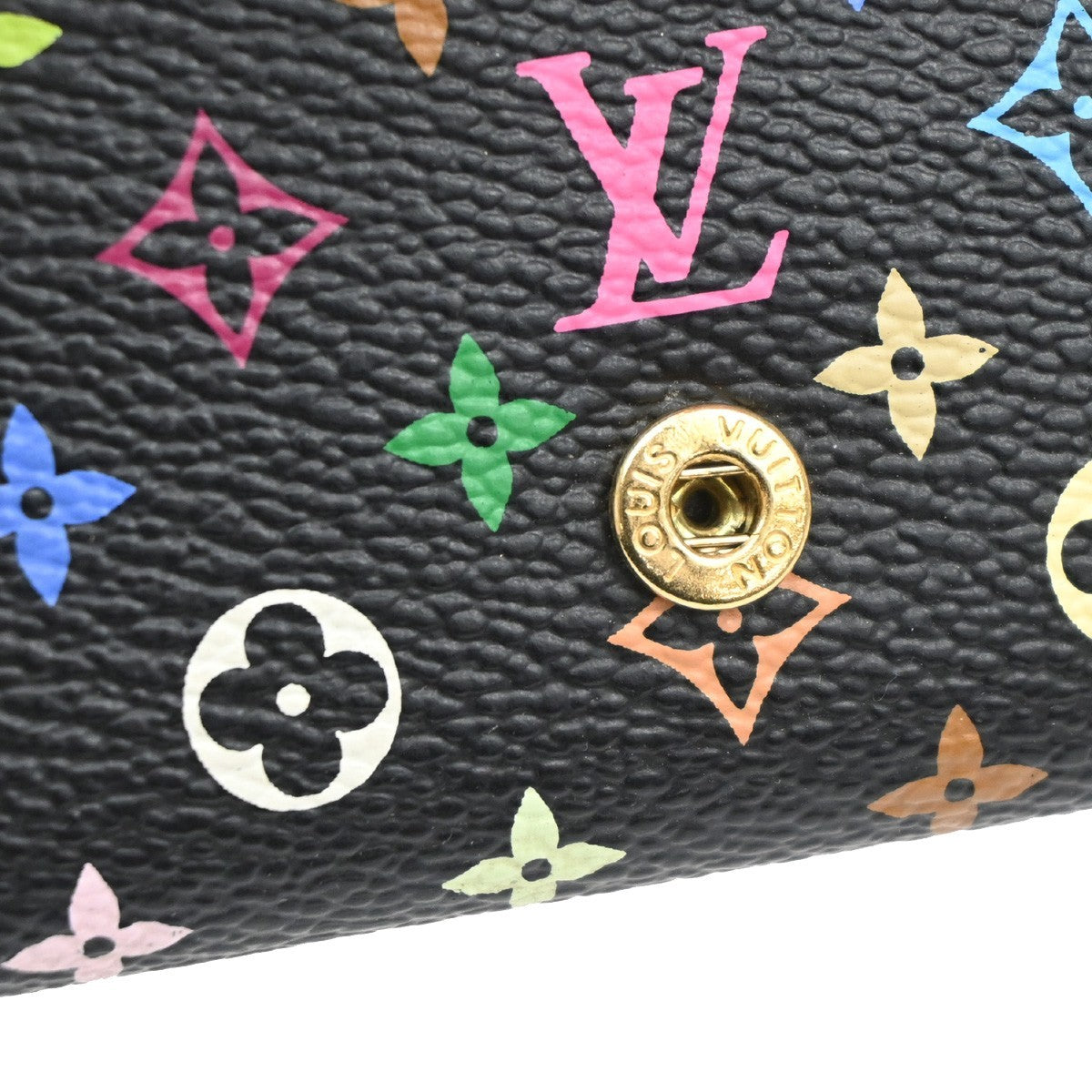 LOUIS VUITTON Multicles 4 Hooks Key Case Monogram Multi Black PK M93732 02AA121