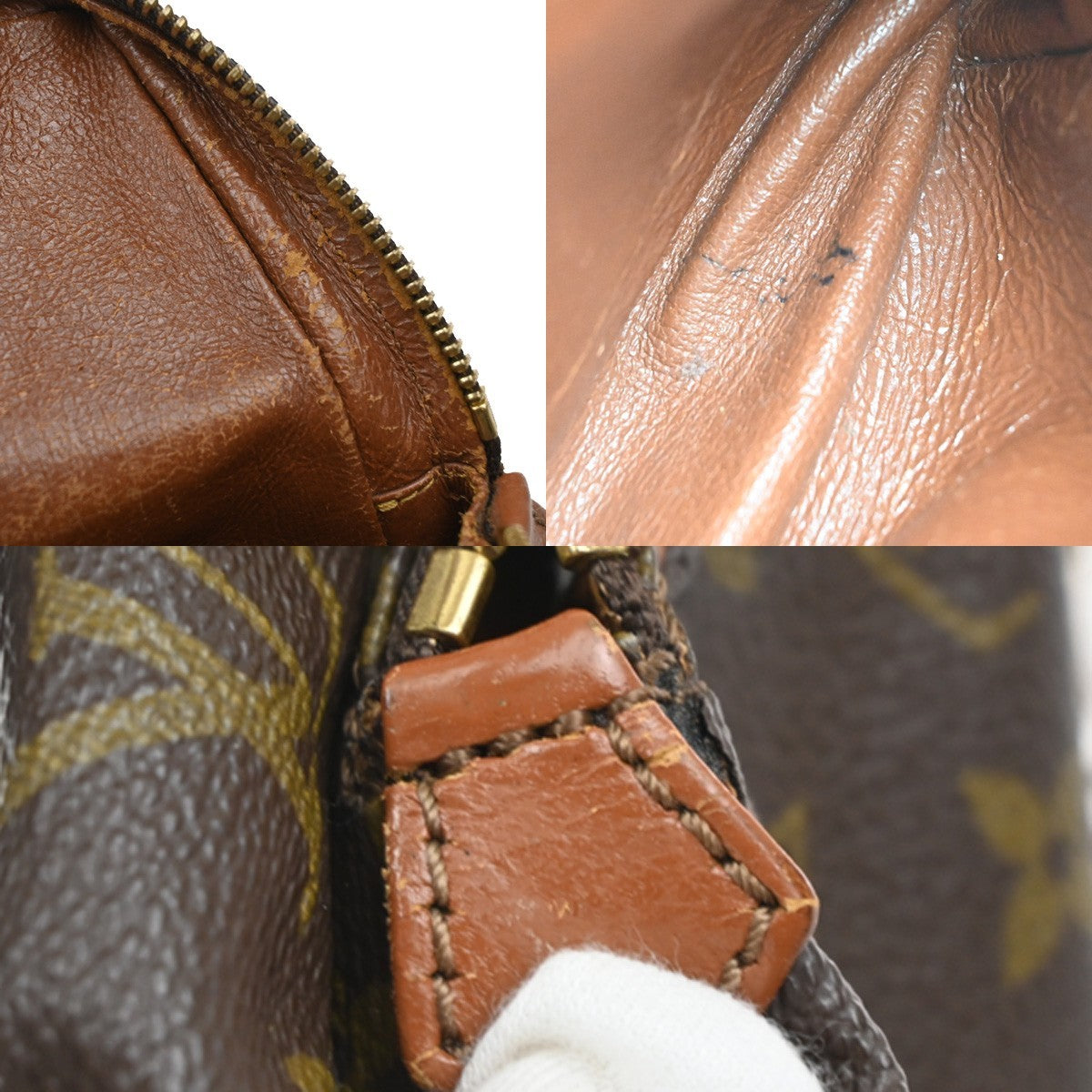LOUIS VUITTON Mini Amazon Shoulder Bag Monogram Leather Brown M45238 61CA980
