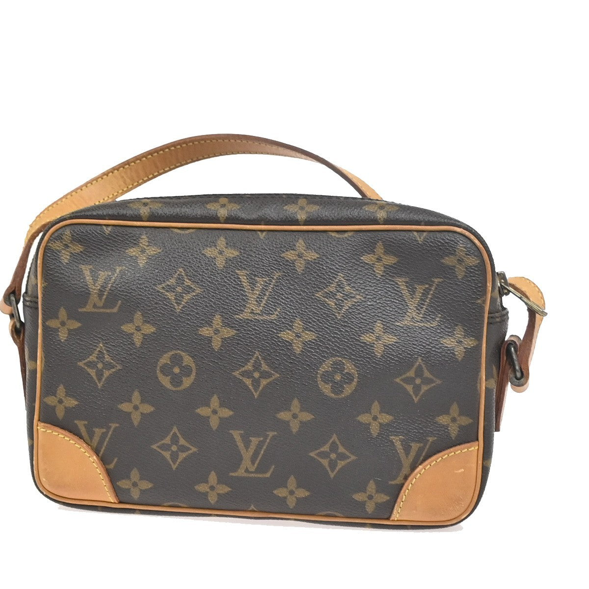 LOUIS VUITTON Trocadero 24 Shoulder Bag Monogram Leather Brown M51276 33ZA335