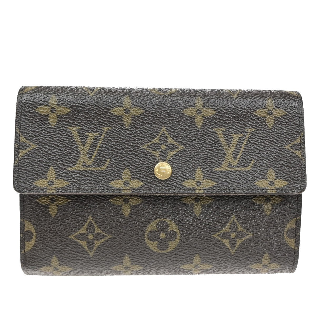 LOUIS VUITTON Porte Tresor Etui Papier Trifold Wallet Monogram BN M61202 36YJ248