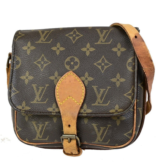 LOUIS VUITTON Mini Cartouchiere Shoulder Bag Monogram Leather BN M51254 64ED005