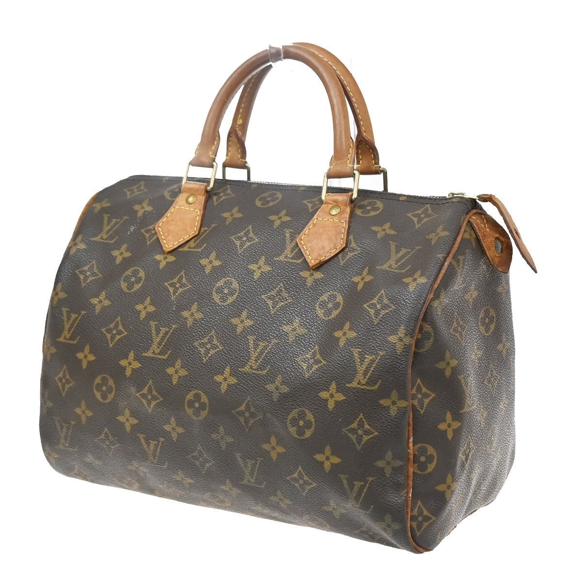 LOUIS VUITTON Speedy 30 Travel Hand Bag Monogram Leather Brown M41526 19PA023