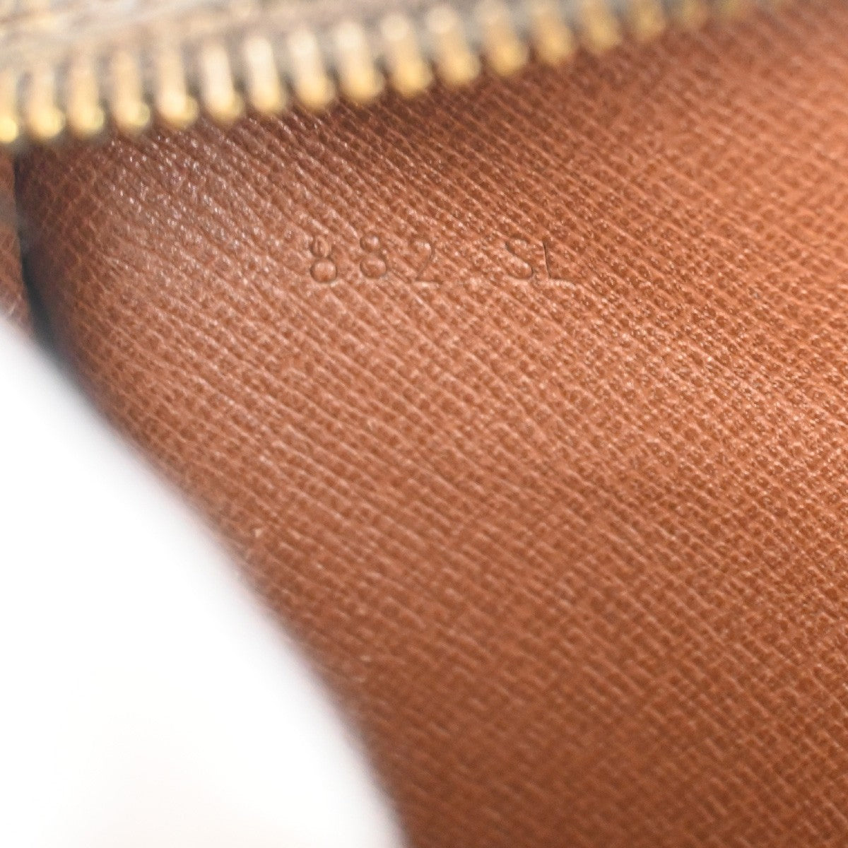 LOUIS VUITTON Compiegne 28 Clutch Hand Bag Monogram Leather Brown M51845 66YH873
