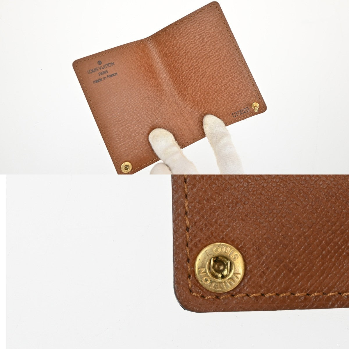 LOUIS VUITTON Porte Carte Credit Pression Card Case Monogram BN M60937 67MA638
