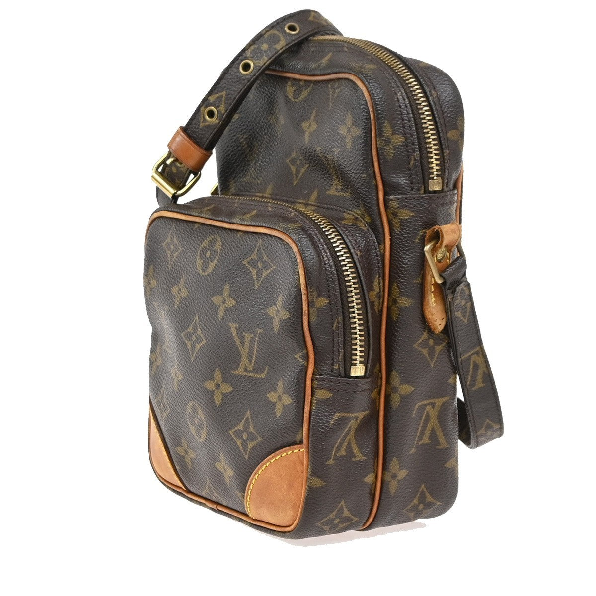 LOUIS VUITTON Amazon Crossbody Shoulder Bag Monogram Leather BN M45236 86KC697