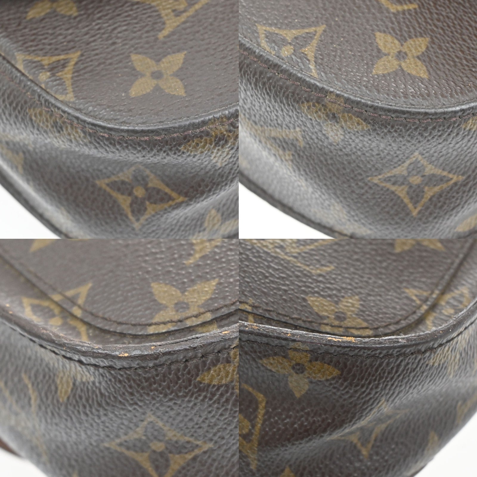 LOUIS VUITTON Mini Saint Cloud Shoulder Bag Monogram Leather BN M51244 38MA657