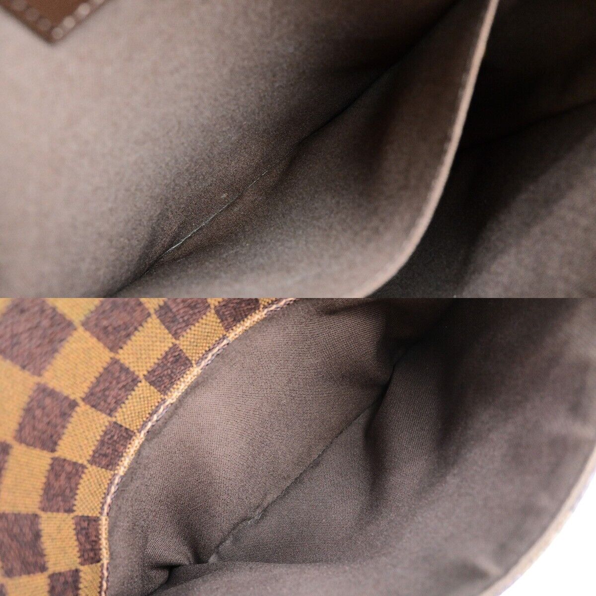 LOUIS VUITTON Trotter Bobur Shoulder Bag Damier Ebene Leather BN N41135 79EC528