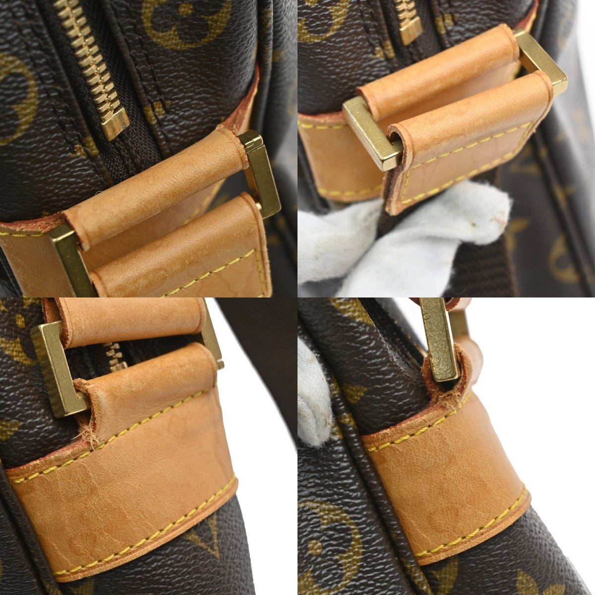 LOUIS VUITTON Sac Bosphore 2Way Hand Bag Monogram Leather Brown M40043 40MA582