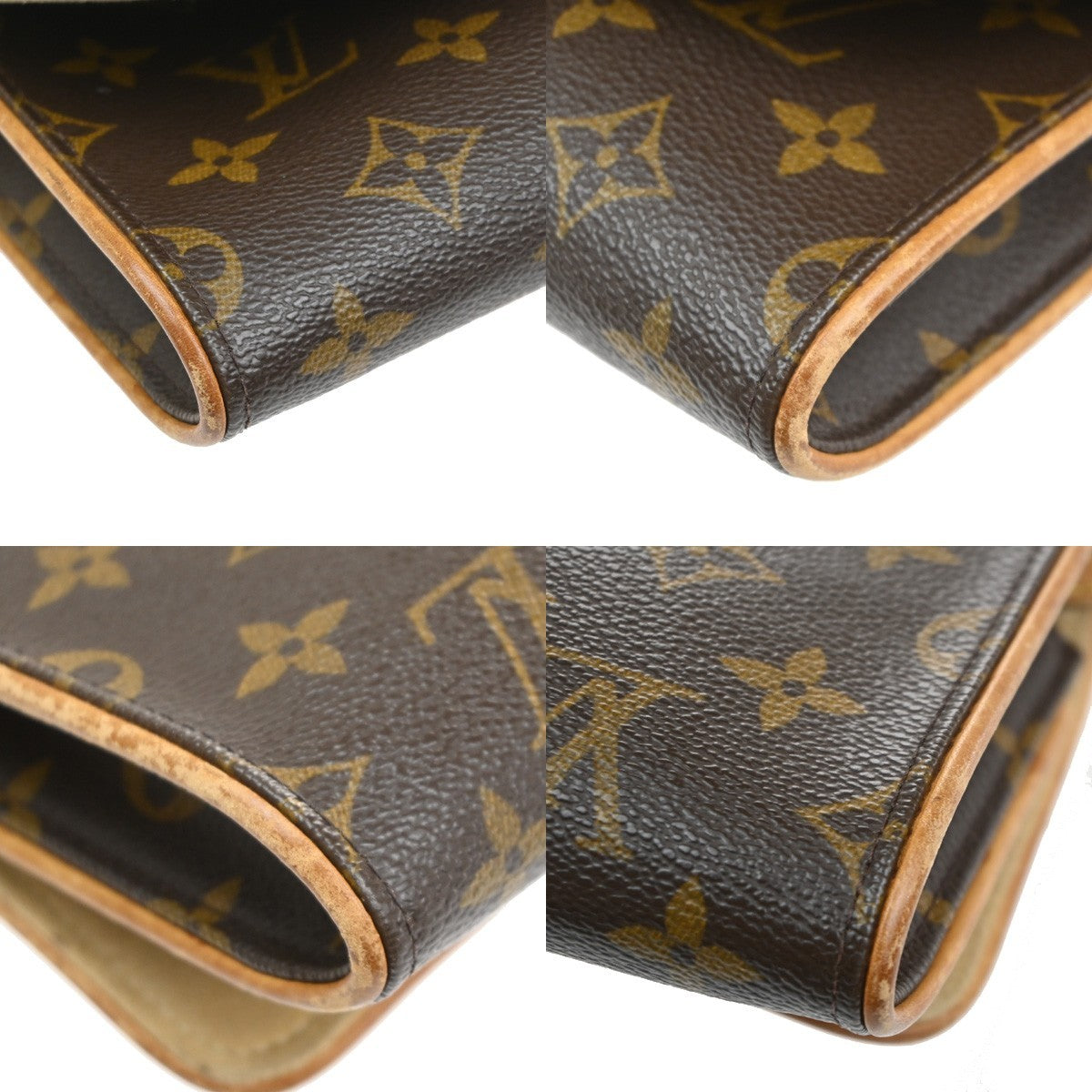 LOUIS VUITTON Pochette Twin GM 2Way Shoulder Bag Monogram Brown M51852 33PA005
