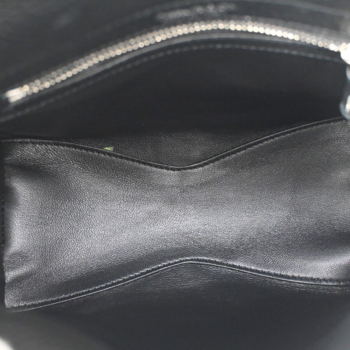 TIFFANY & CO. Return To Tiffany 2Way Hand Mini Tote Bag Leather Black 694RC853