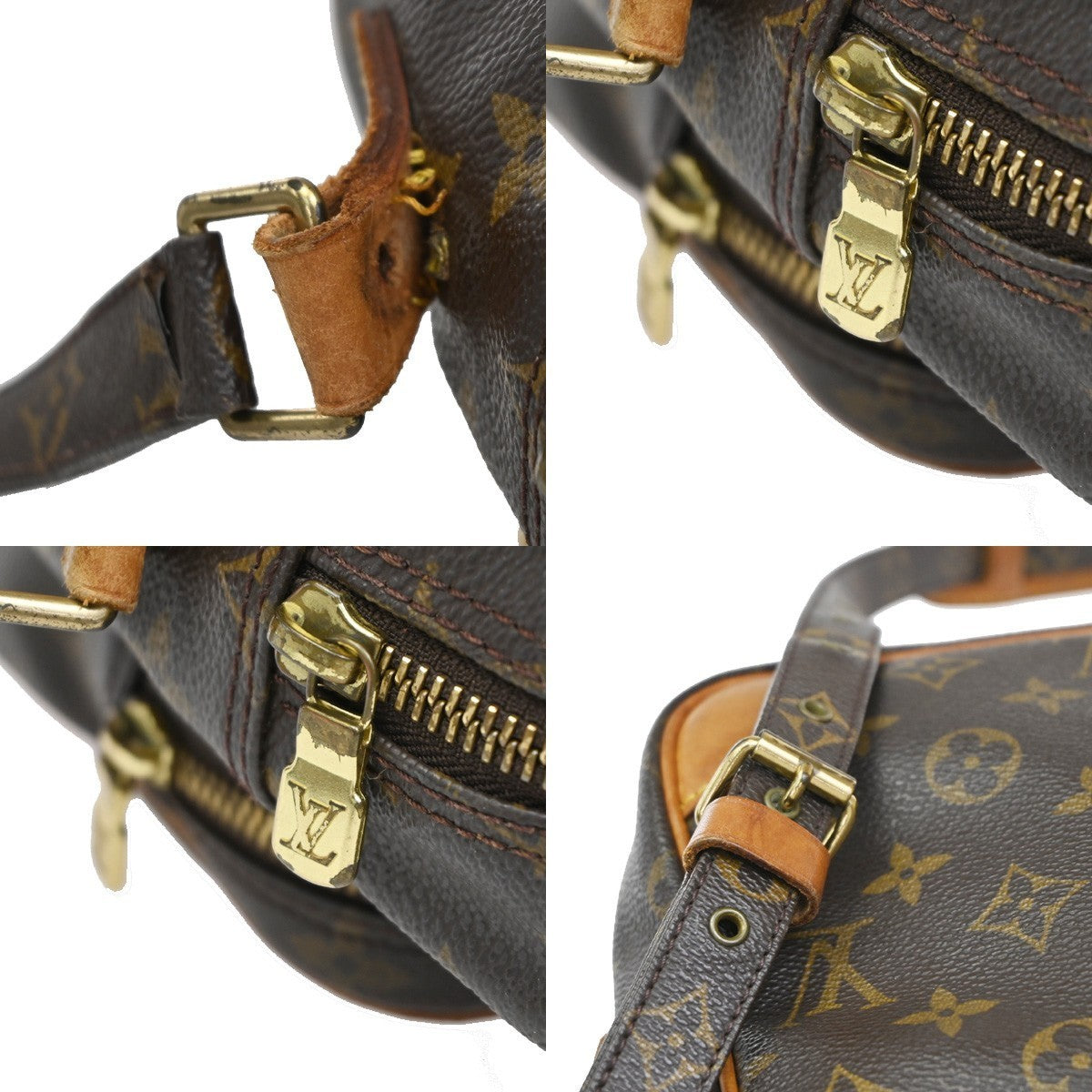 LOUIS VUITTON Nile Crossbody Shoulder Bag Monogram Leather Brown M45244 30CA617