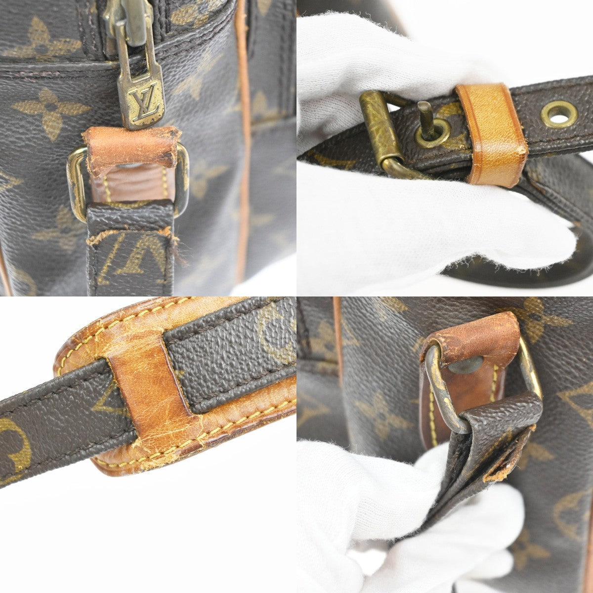 LOUIS VUITTON Nile Crossbody Shoulder Bag Monogram Leather Brown M45244 30KC811