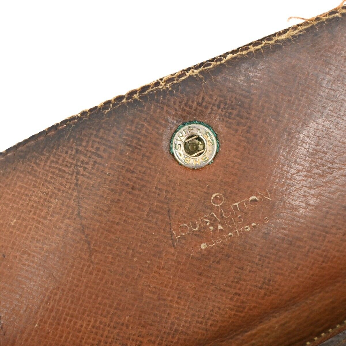 LOUIS VUITTON 3 Set Wallet 6Hooks Key Case Monogram Leather Brown 66YA836