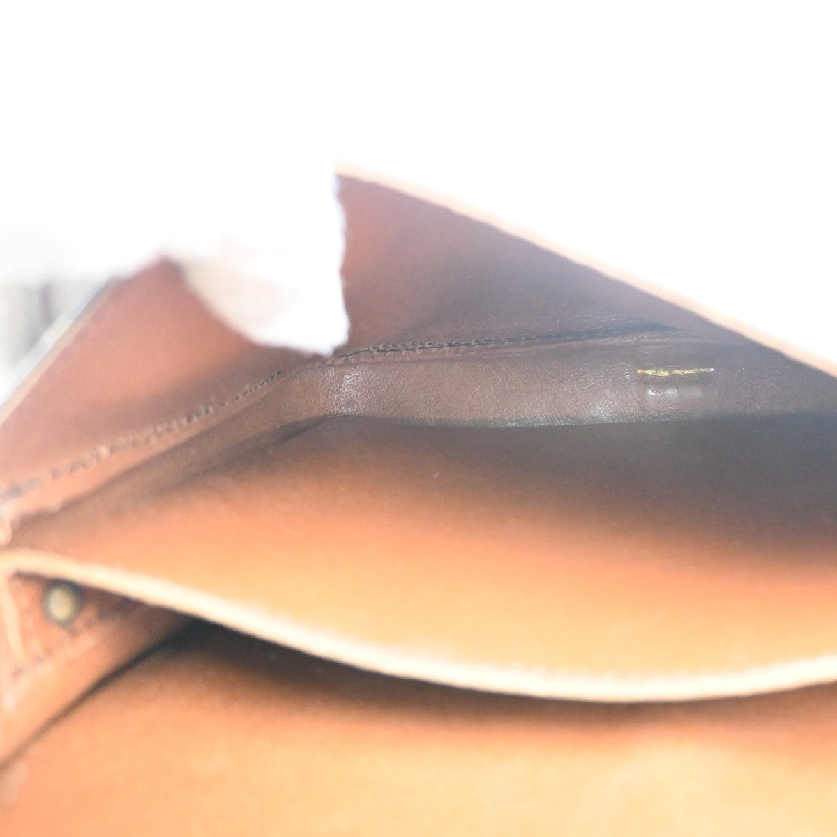 LOUIS VUITTON Cartouchiere GM Shoulder Bag Monogram Leather Brown M51252 39KC446