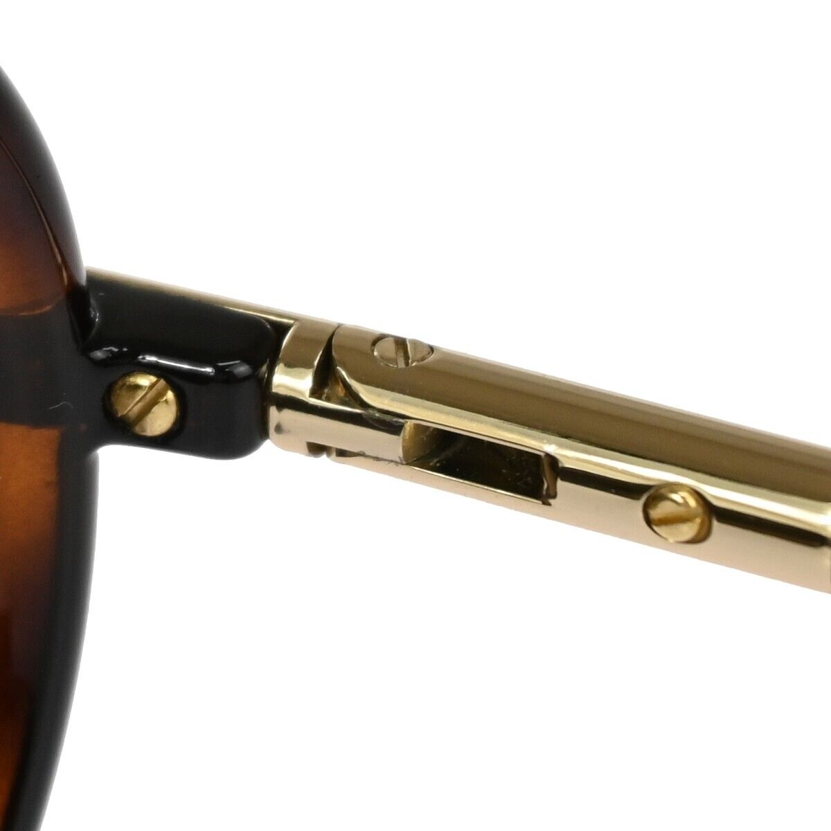TOM FORD Logo Sabrina Sunglasses  Eye Wear Plastic Brown Gold  TF161  02FA053