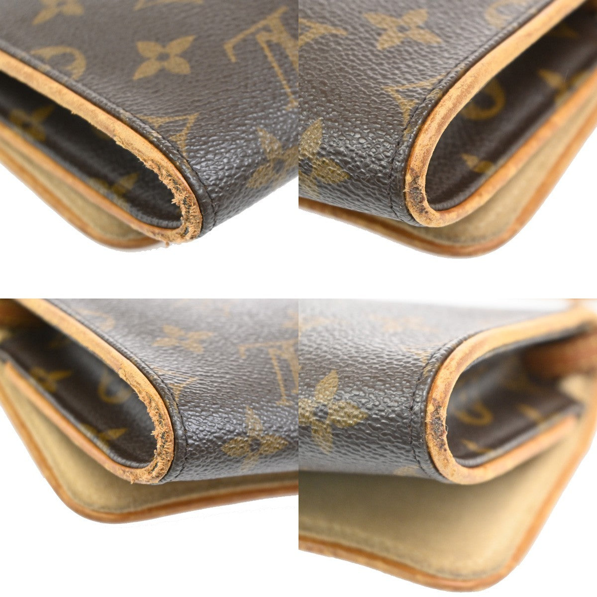 LOUIS VUITTON Pochette Twin GM 2Way Shoulder Bag Monogram Brown M51852 36MA599