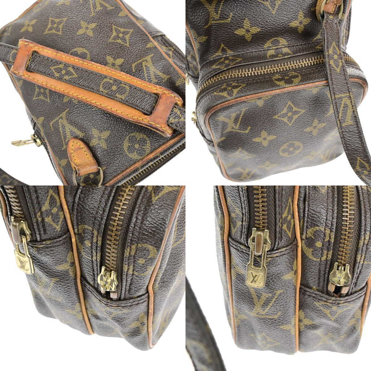 LOUIS VUITTON Mini Amazon Shoulder Bag Monogram Leather Brown M45238 68YF530