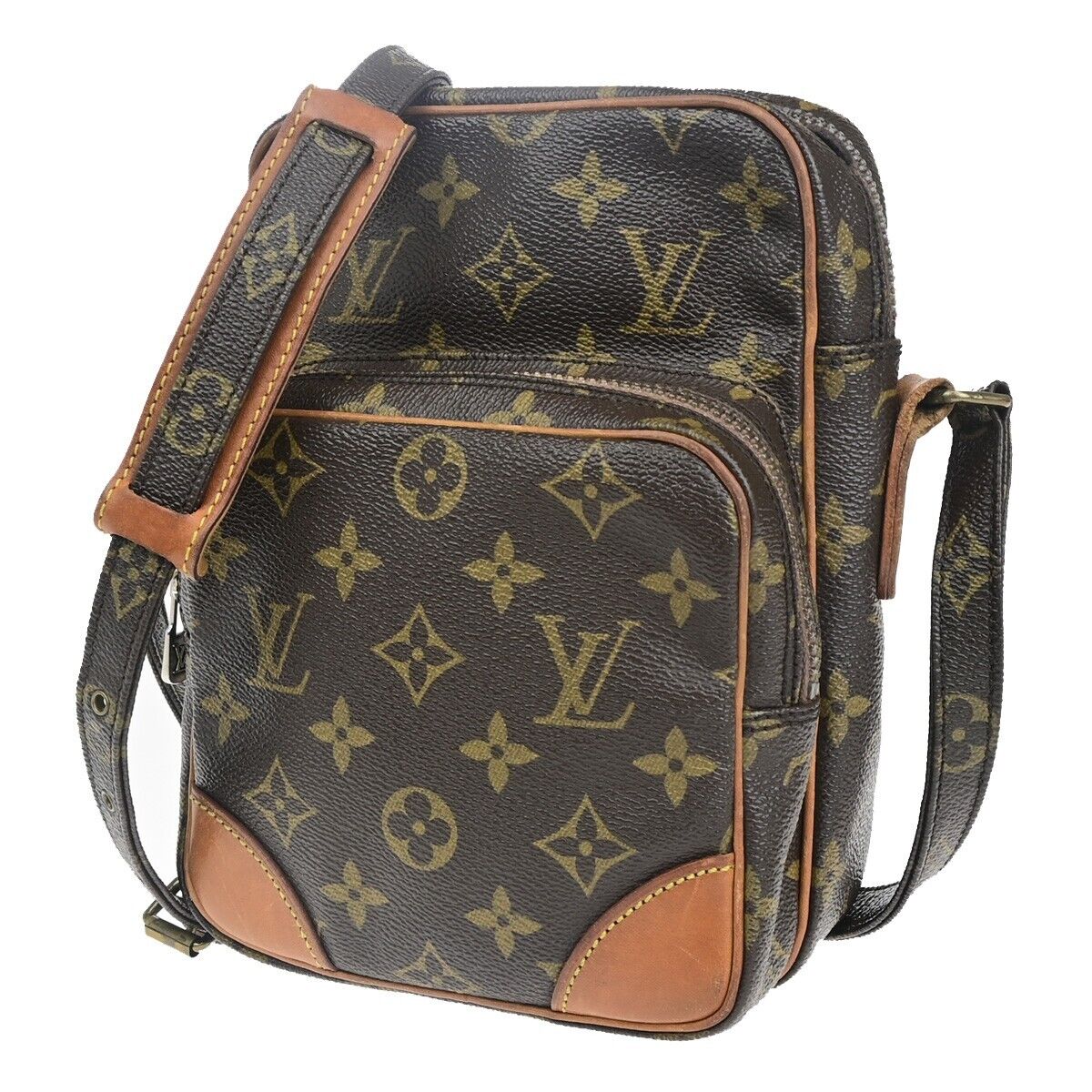 LOUIS VUITTON Amazon Crossbody Shoulder Bag Monogram Leather BN M45236 37HC016