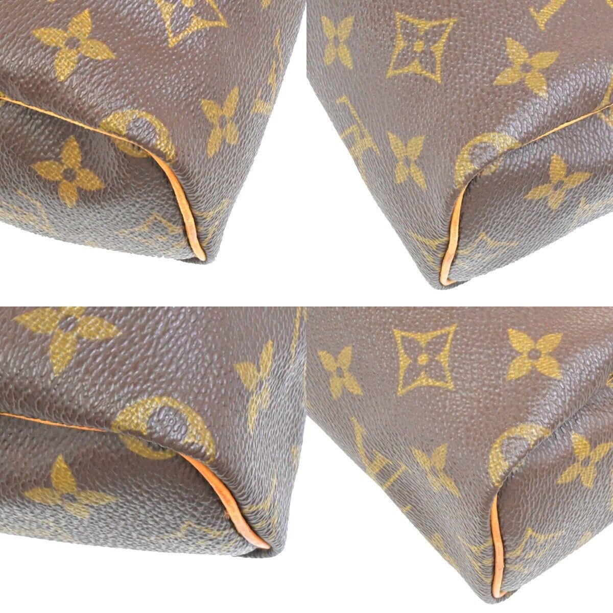 LOUIS VUITTON Mini Speedy 2Way Hand Bag Monogram Leather Brown M41534 95EE086