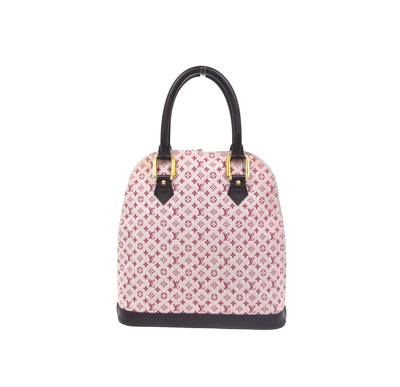 LOUIS VUITTON Alma Haut Hand Bag Monogram Mini Leather Cherry M92204 22RL983