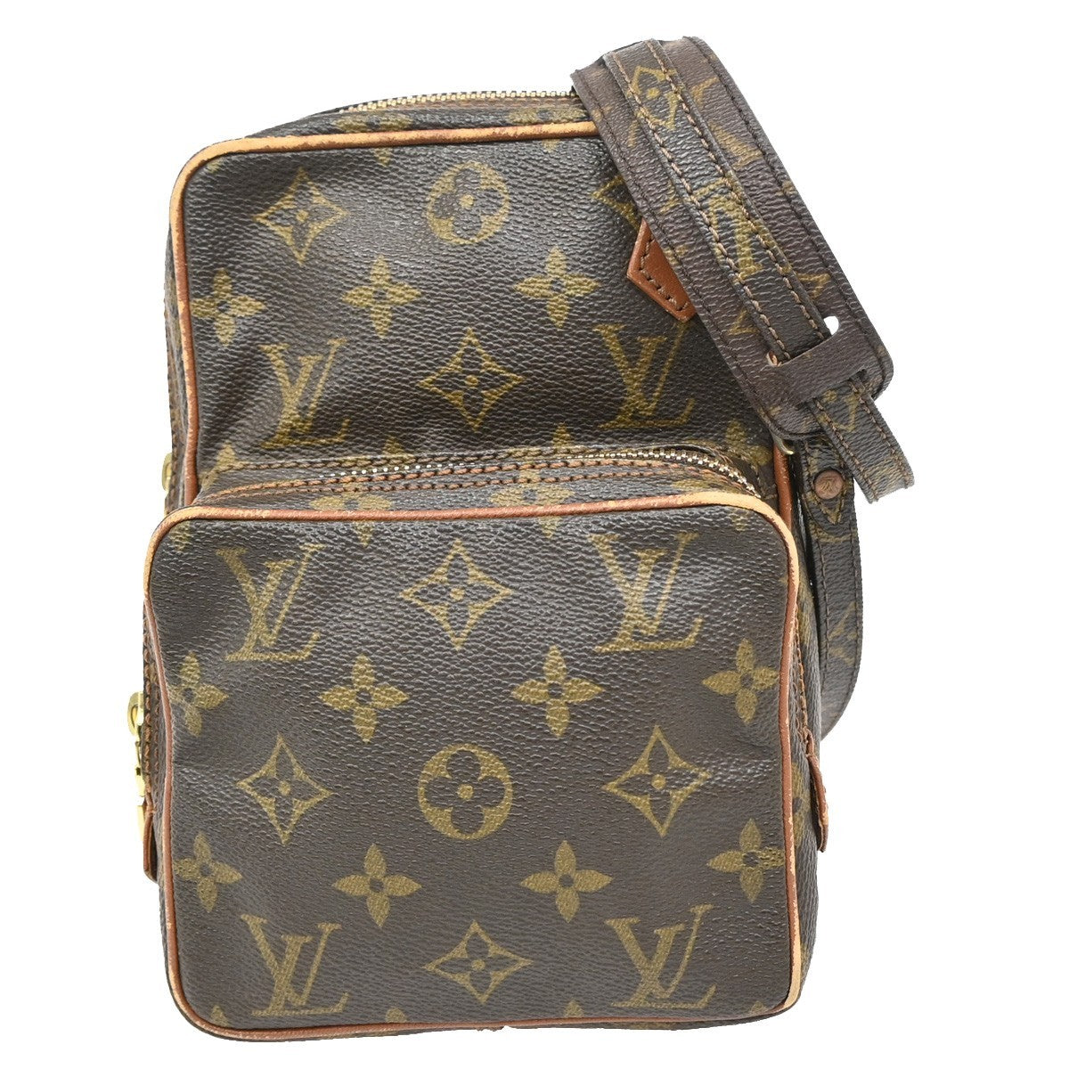 LOUIS VUITTON Mini Amazon Shoulder Bag Monogram Leather Brown M45238 67EF873