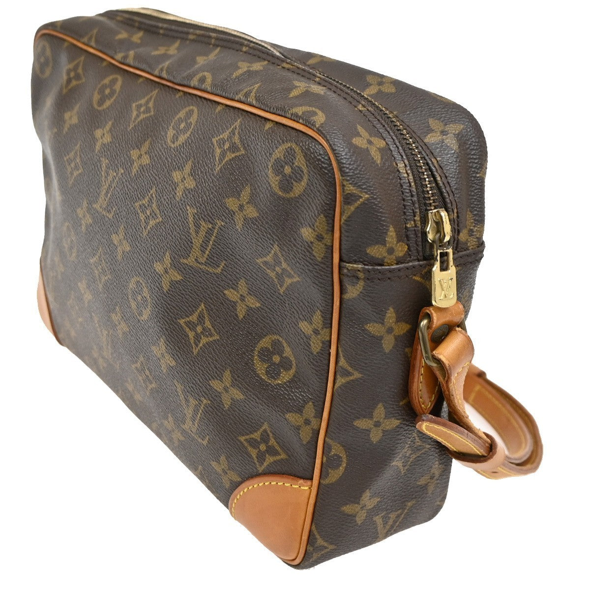 LOUIS VUITTON Trocadero 30 Shoulder Bag Monogram Leather Brown M51272 89TA340