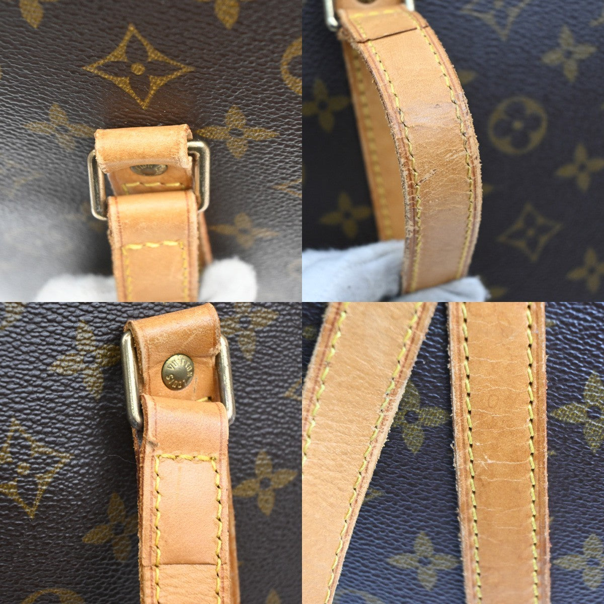 LOUIS VUITTON BABYLONE Shoulder Bag Monogram Leather Brown France M51102 32MA173
