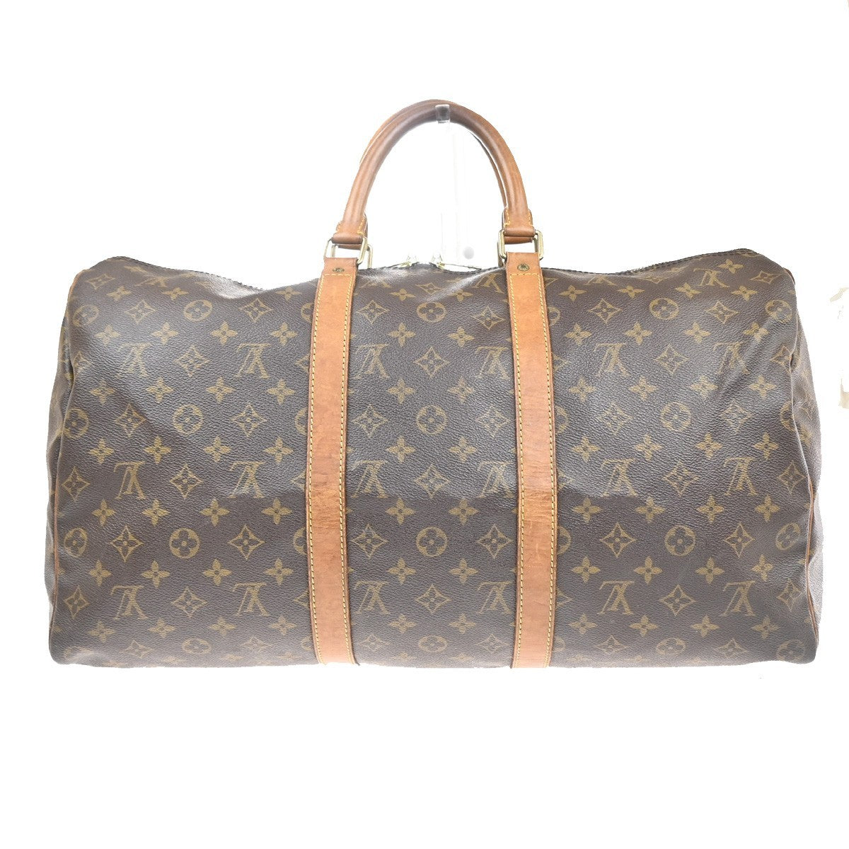 LOUIS VUITTON Keepall 50 Travel Hand Bag Monogram Leather Brown M41426 84MA513