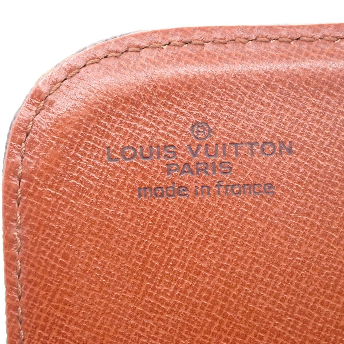 LOUIS VUITTON Cartouchiere MM Shoulder Bag Monogram Leather Brown M51253 72AA194