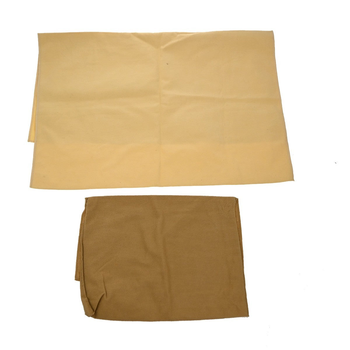 LOUIS VUITTON Logo 10 Set Dust Bag Drawstring Canvas Cotton Beige Brown 05KC822