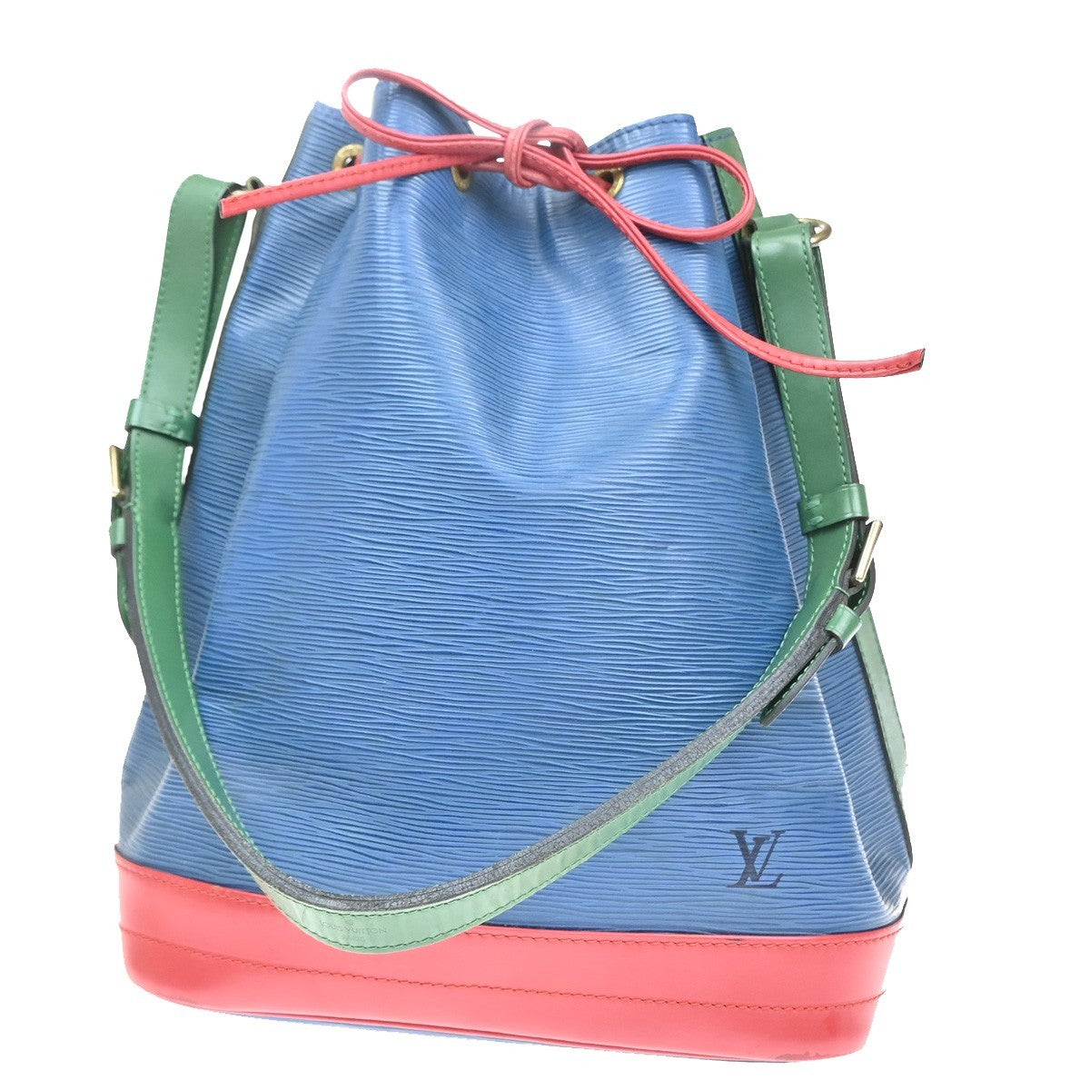 LOUIS VUITTON Noe Drawstring Shoulder Bag Epi Leather Tricolor M44082 85CA868