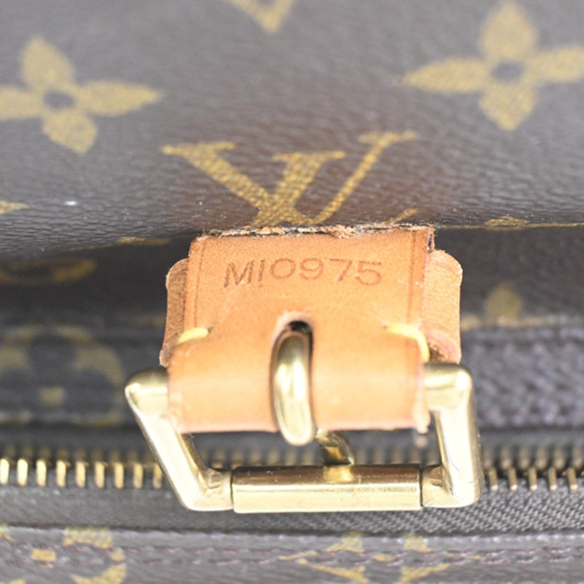 LOUIS VUITTON Montsouris GM Backpack Bag Monogram Leather Brown M51135 96KC794