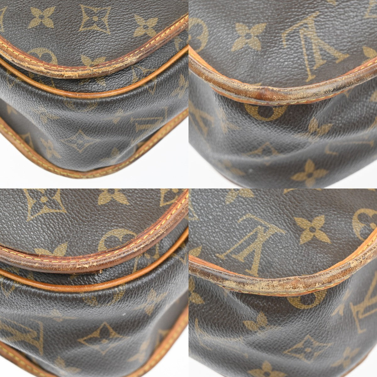LOUIS VUITTON Messenger Bosphore GM Shoulder Bag Monogram Leather M40105 35MA532