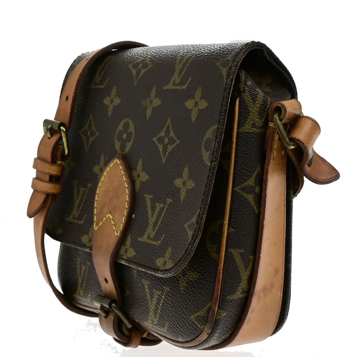 LOUIS VUITTON Mini Cartouchiere Shoulder Bag Monogram Leather BN M51254 35KA558