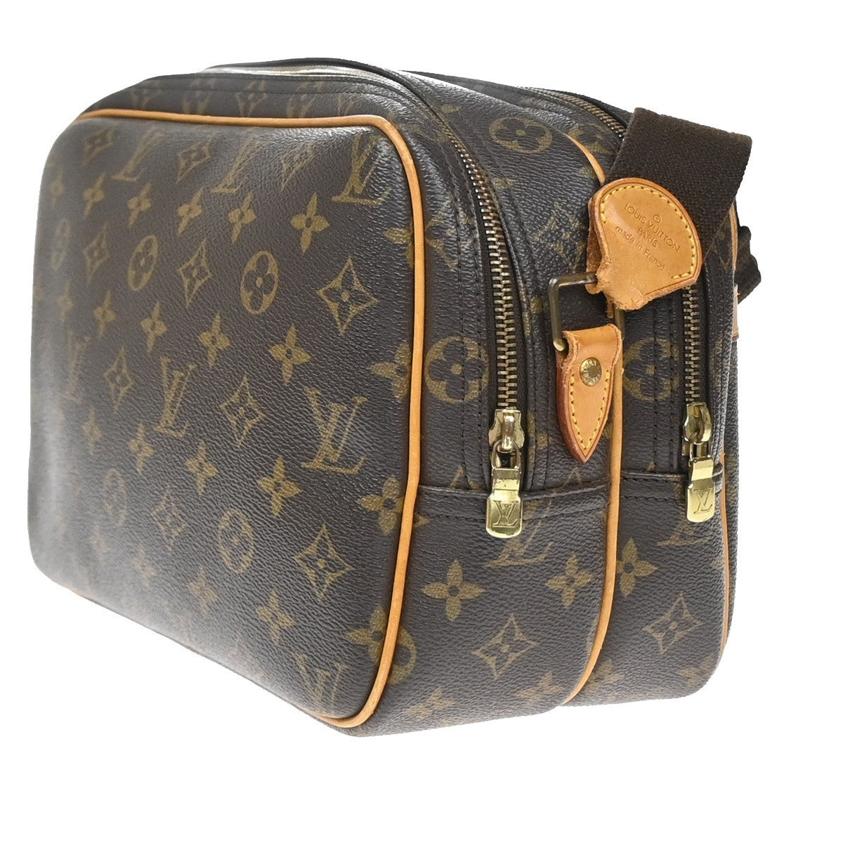 LOUIS VUITTON Reporter PM Crossbody Shoulder Bag Monogram Leather M45254 77YH995