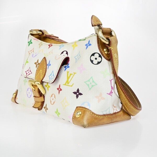 LOUIS VUITTON Eliza Shoulder Bag Monogram Multi Leather White M40098 96EB600