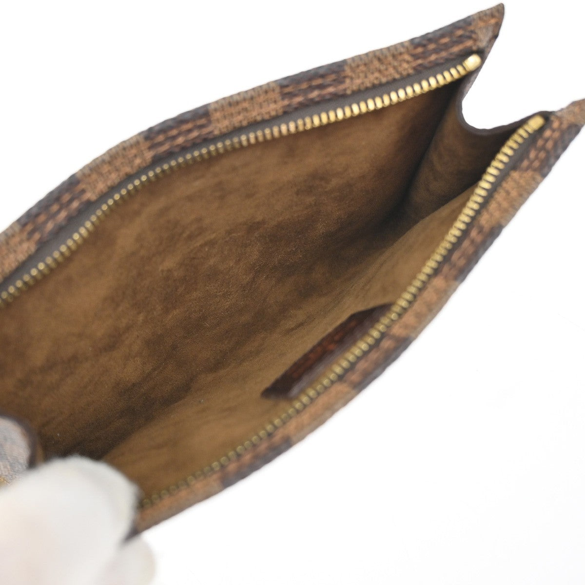 LOUIS VUITTON Marais Shoulder Bag Damier Ebene Leather Brown N42240 23YJ104